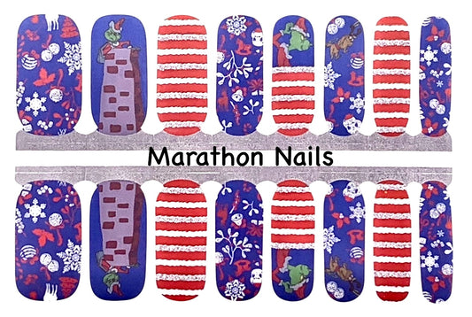 Mean Ol' Mr G Nail Wraps