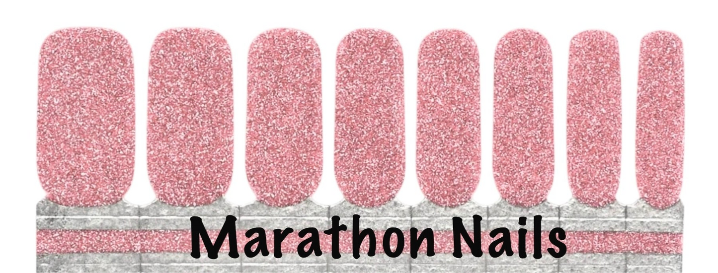 Bubble Gum Pink Nail Wraps