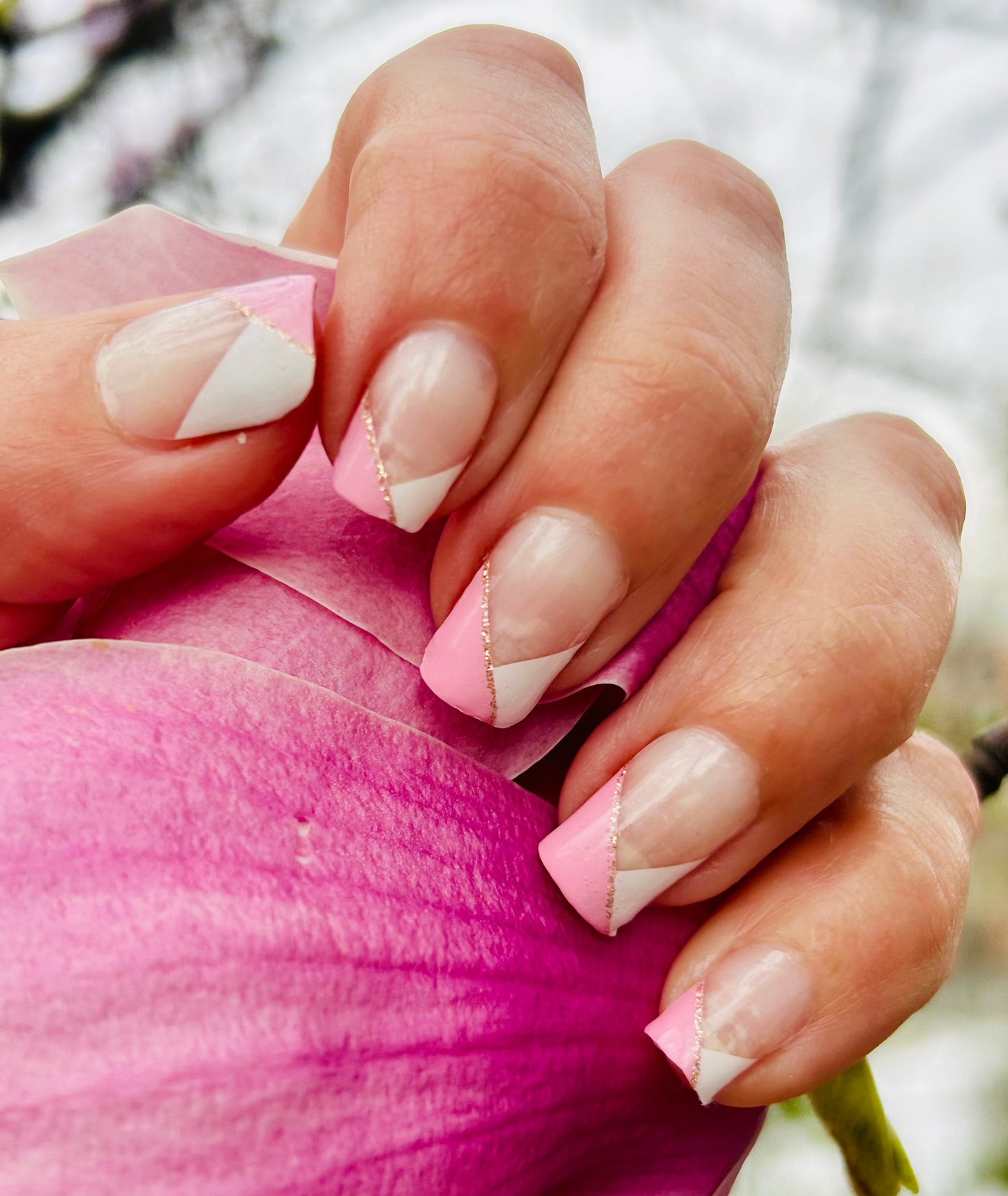 Perfectly Pink French Manicure Nail Wraps