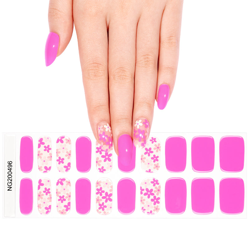 Petal Perfect Semi Cured Gel Nail Wraps