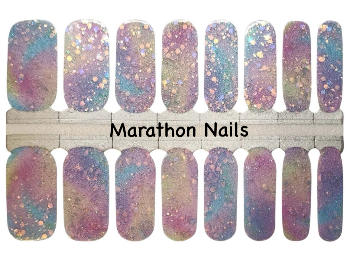 Sparkling Aurora Nail Wraps