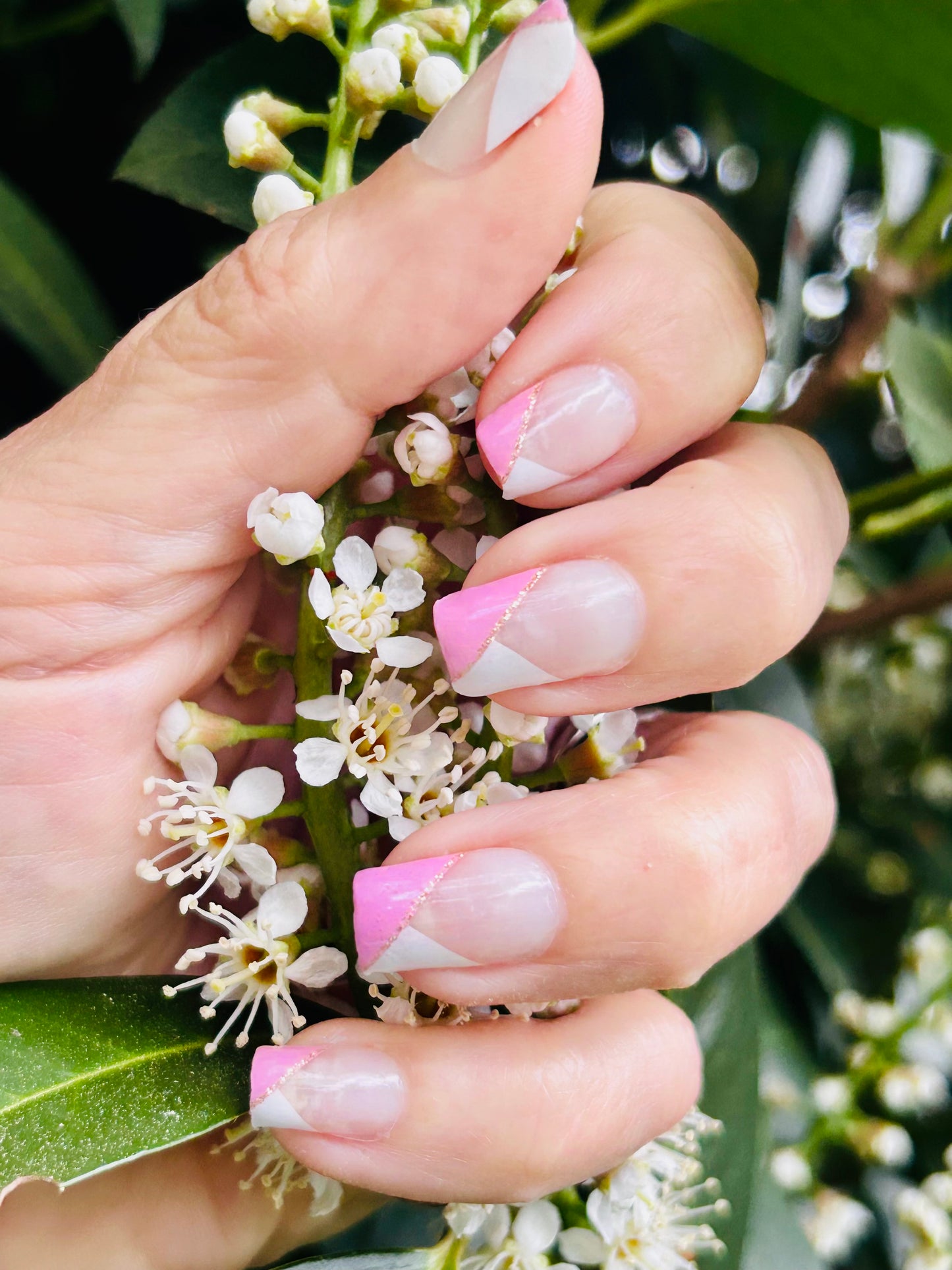 Perfectly Pink French Manicure Nail Wraps