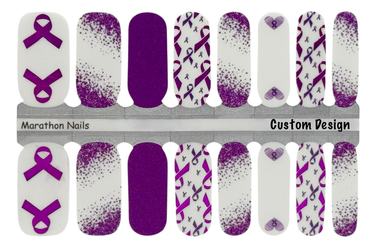 Awareness Nails Epilepsy- Exclusive Nail Wraps
