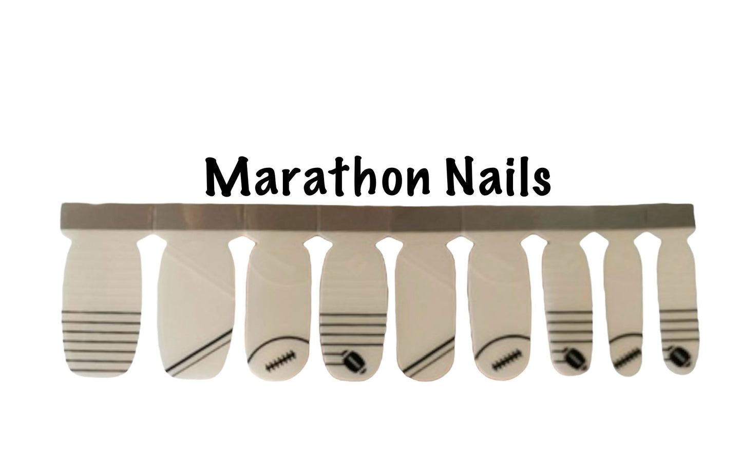 Football- Overlay Lux Nail Wraps