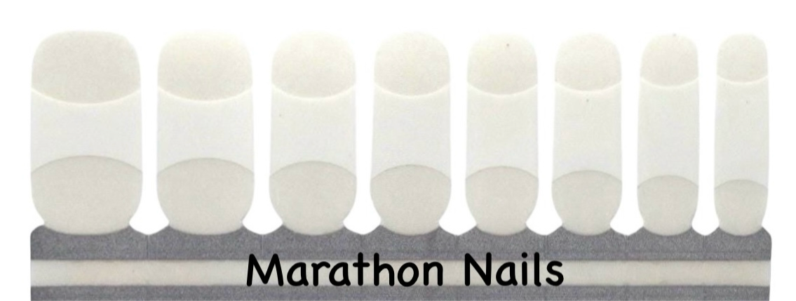 French Tips Nail Wraps
