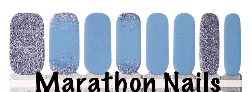 Blue Elegance Nail Wraps