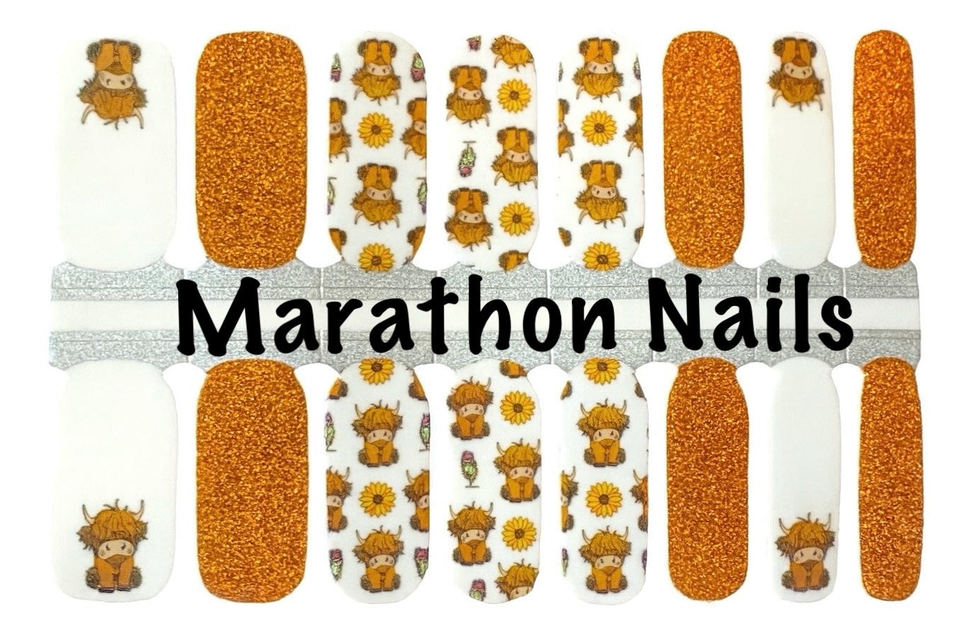 Highland Hottie Nail Wraps