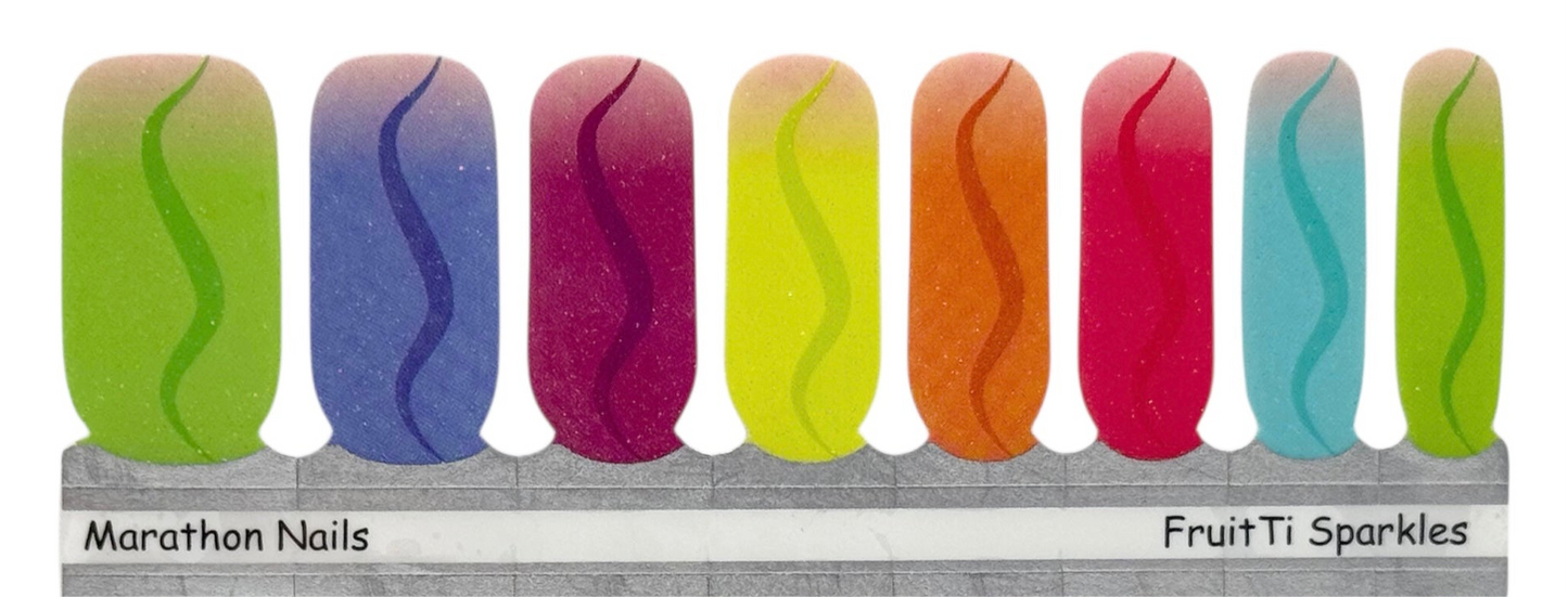 Fruit Ti Sparkle Exclusive Nail Wraps