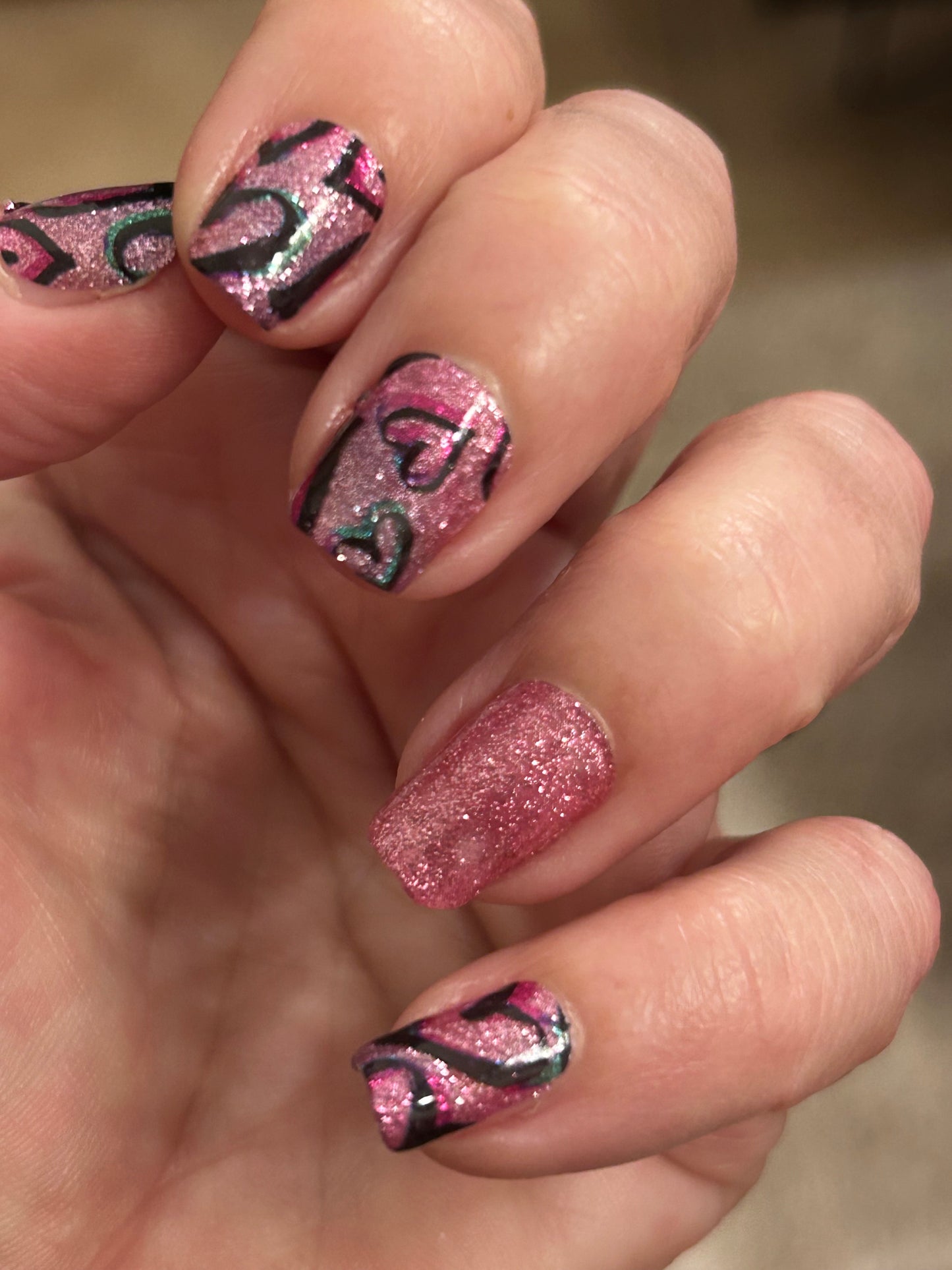 Tell It To My Hearts Nail Wraps