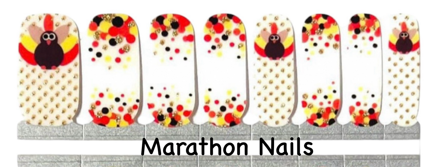 Turkey Tom Overlay Nail Wraps