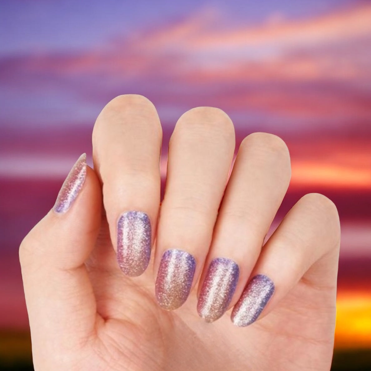 Sunset Whisper Nail Wraps