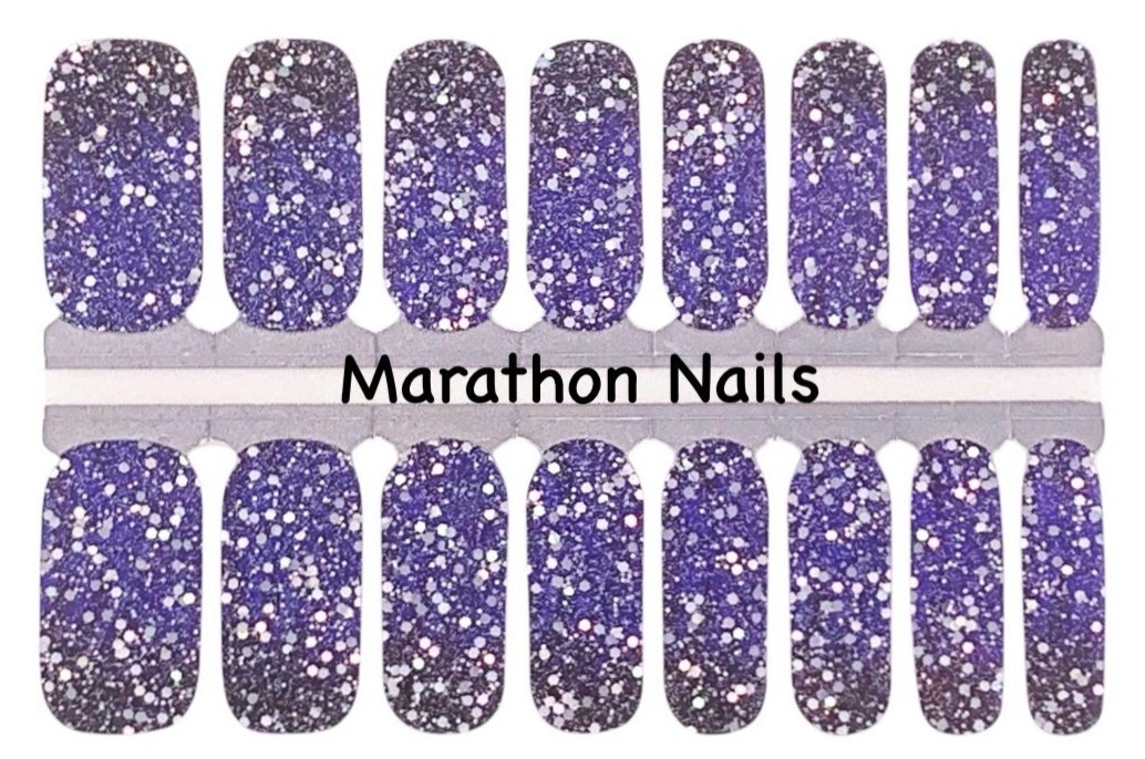 Purple Party Nail Wraps