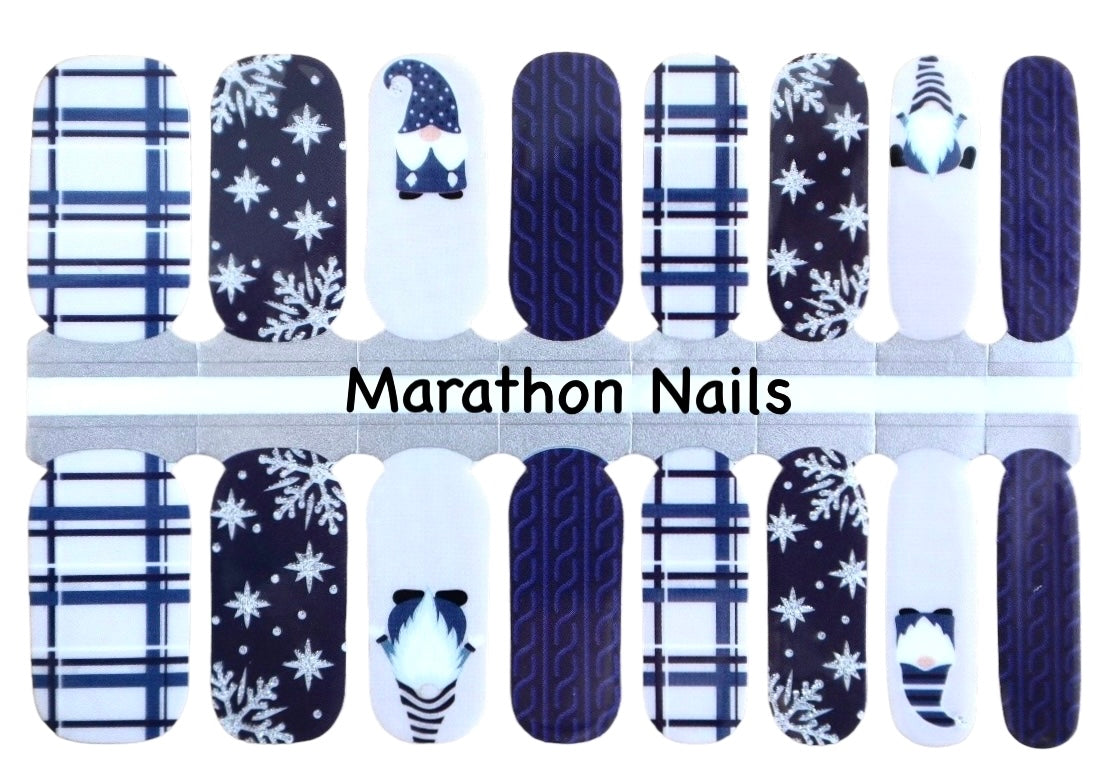 Holiday Gnomes Nail Wraps