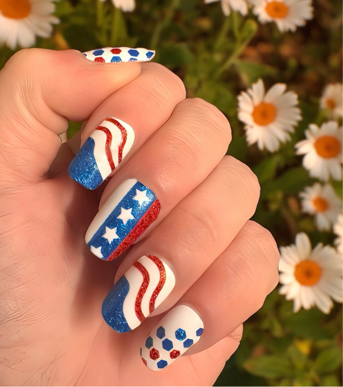 Little Miz Independence Nail Wraps