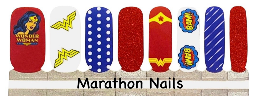 Here to Save the Day Wonder Woman Nail Wraps