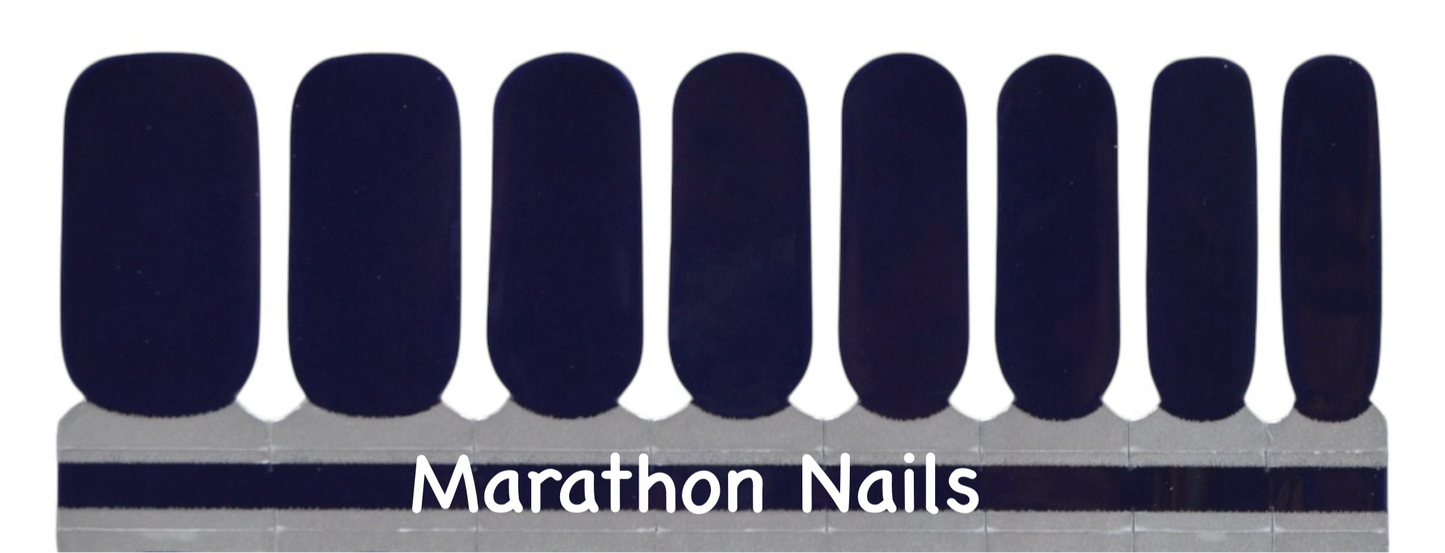 French Navy Nail Wraps