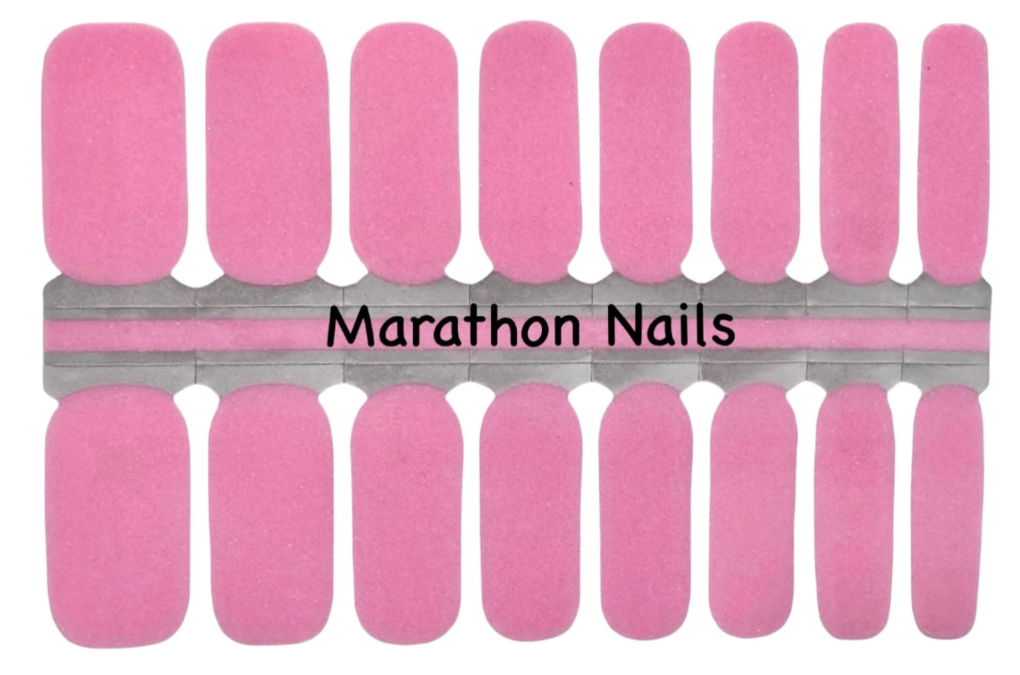 Taffy Pink Glitter Nail Wraps