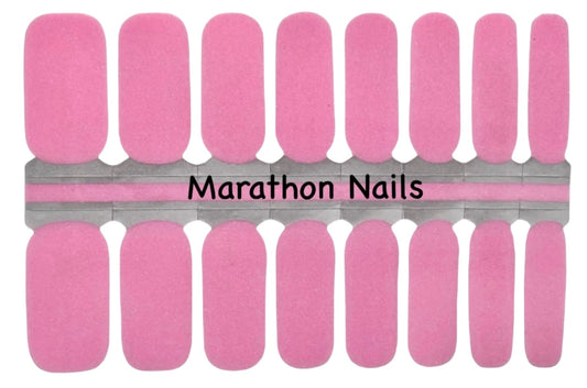 Taffy Pink Glitter Nail Wraps