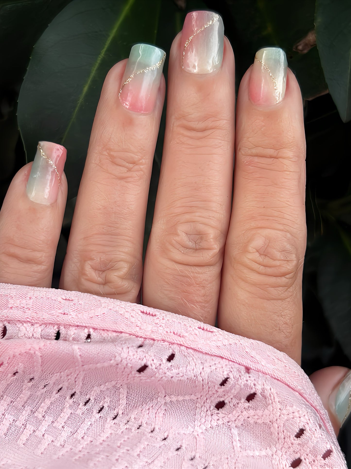 Sherbet Dazzle Nail Wraps