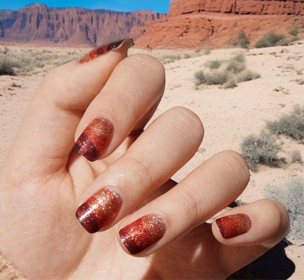 Desert Canyon Nail Wraps