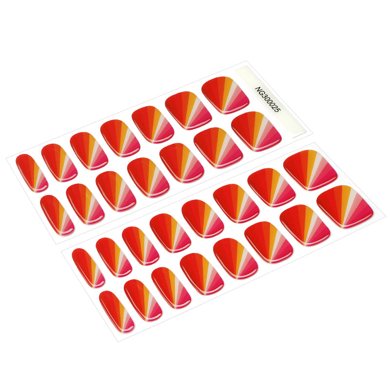 Citrus Burst 30ct Semi Cured Gel Nail Wraps