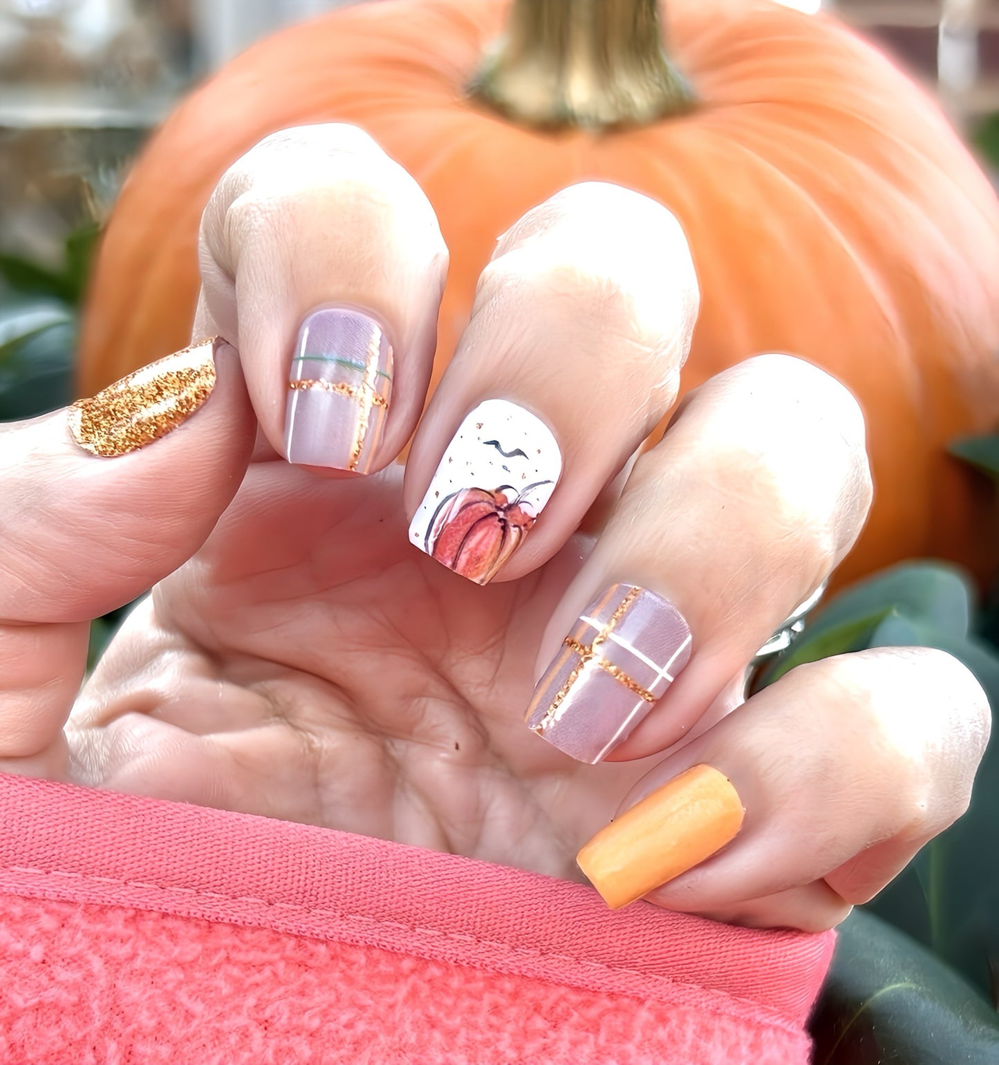 Pumpkin Patch Nail Wraps