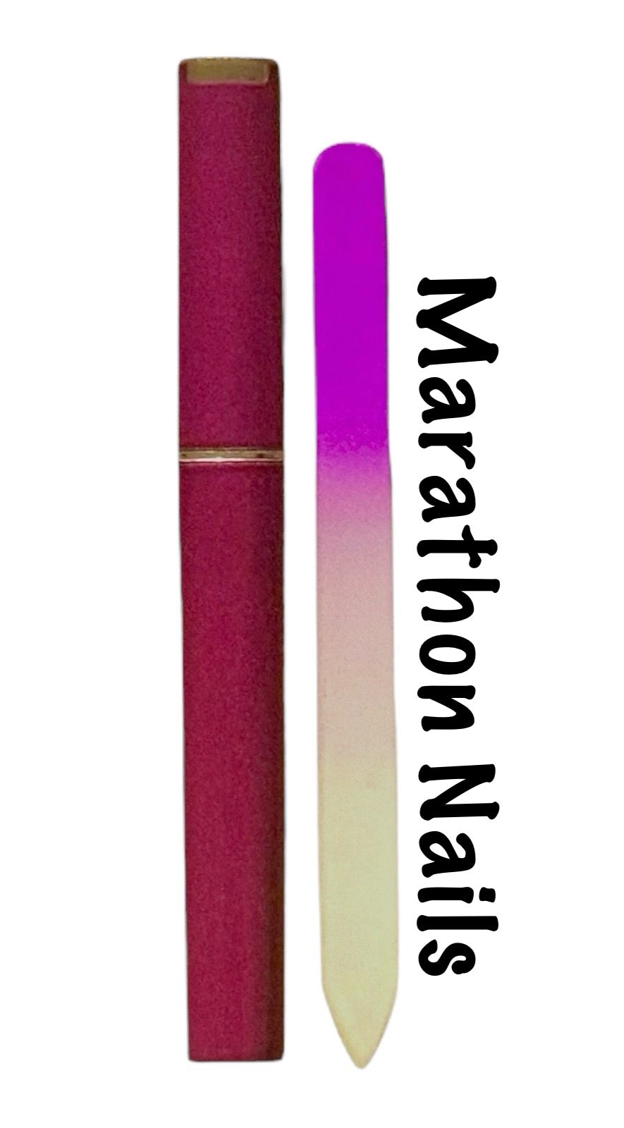 Crystal Glass Nail File with Case