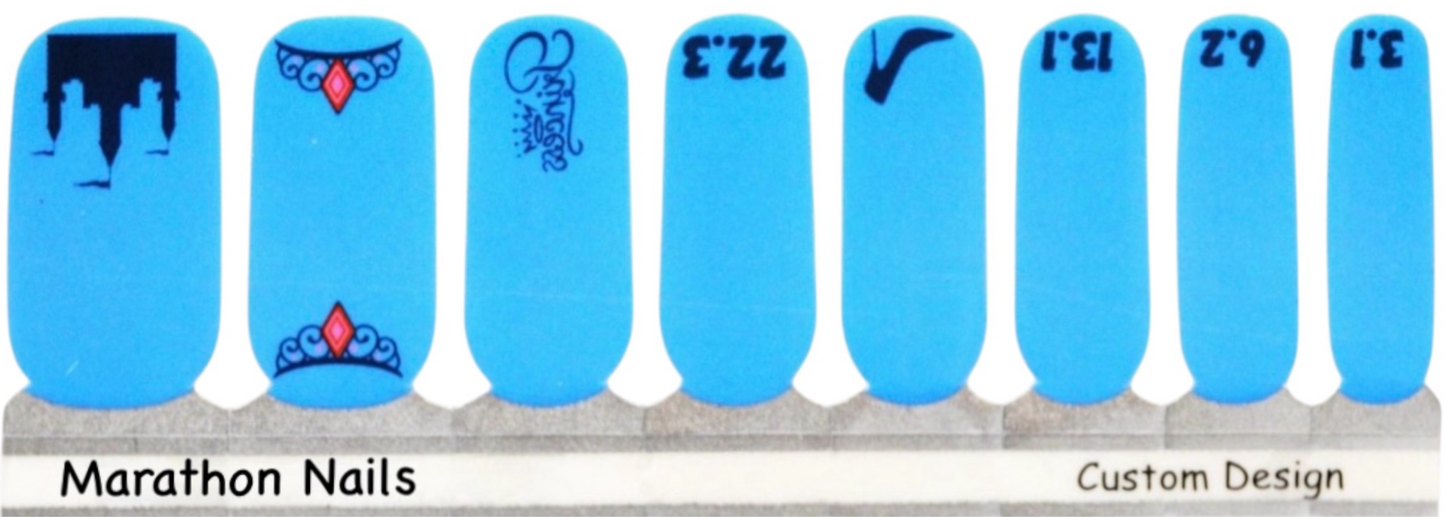 If The Shoe Fits - Princess Race Weekend Nail Wraps - Exclusive Nail Wraps