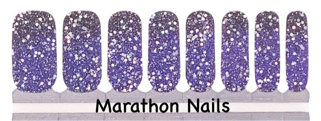Purple Party Nail Wraps