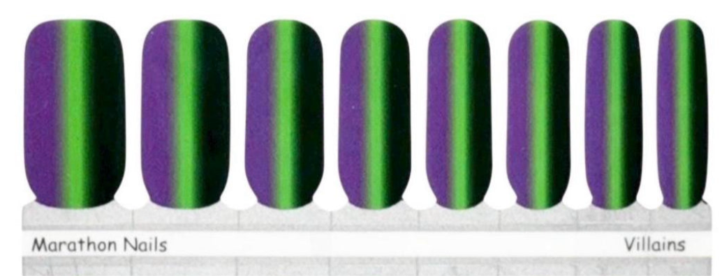 Villians Ombre - Exclusive Nail Wraps