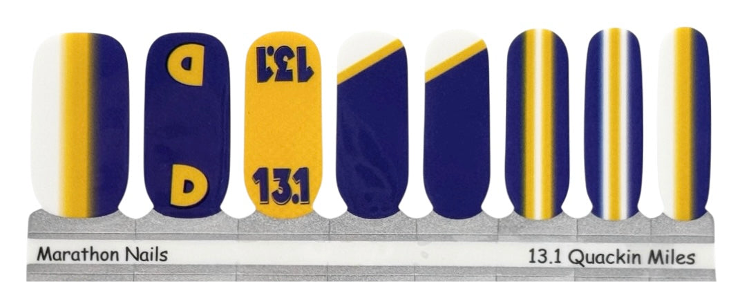 13.1 Quackin Miles - Marathon Race Weekend Exclusive Nail Wraps