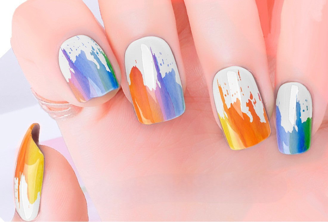 Paint Splashes Nail Wraps