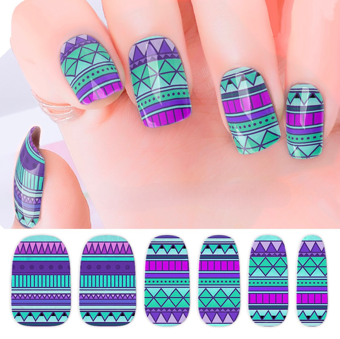 Tribal Aztec AMP Nail Wraps