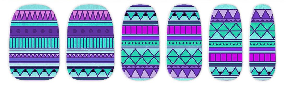 Tribal Aztec AMP Nail Wraps