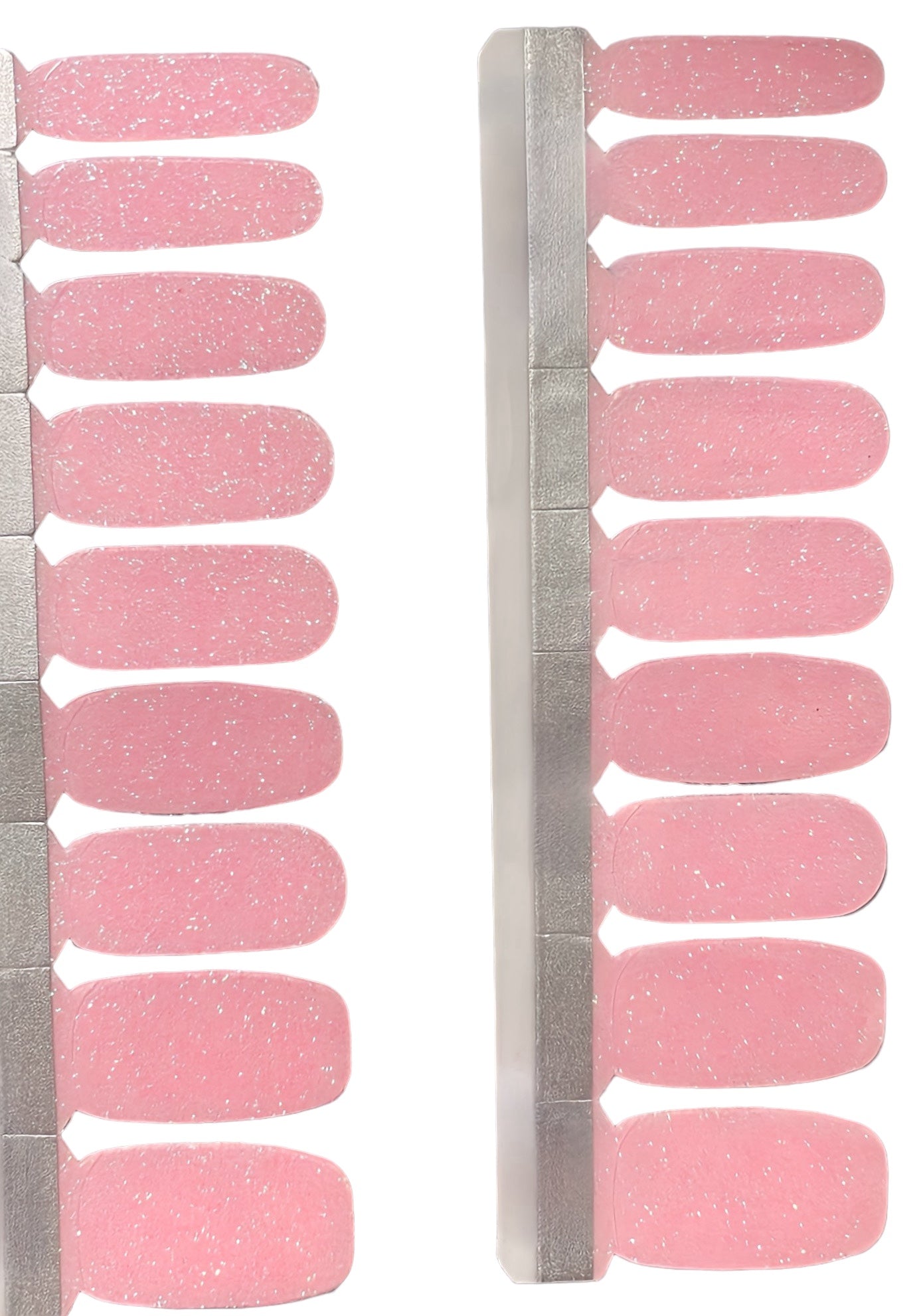 Pink Holographic Glitter Lux Nail Wraps