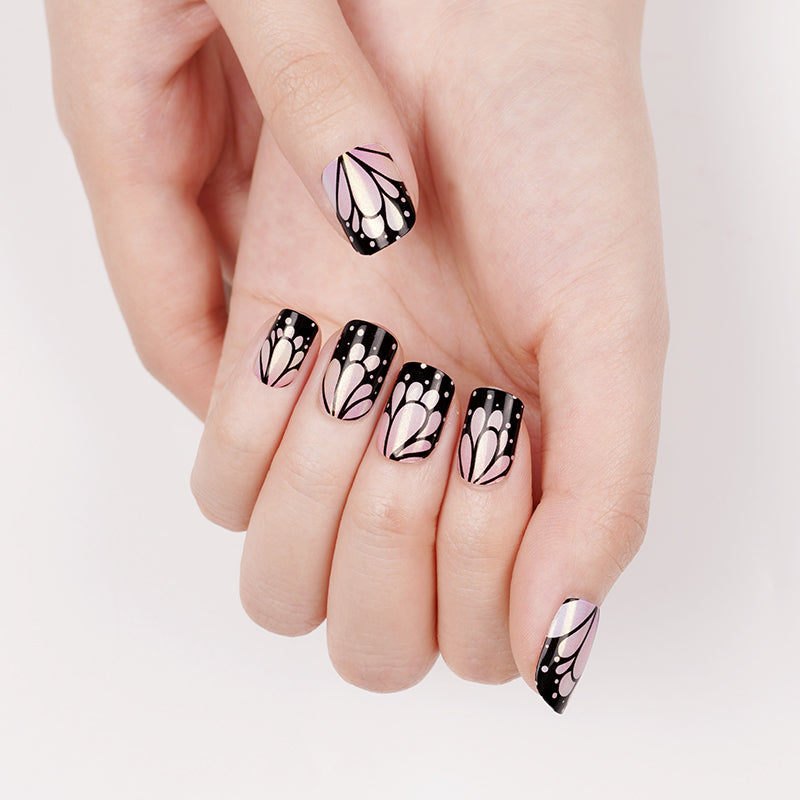 Butterfly Wings Semi Cured Gel Wraps