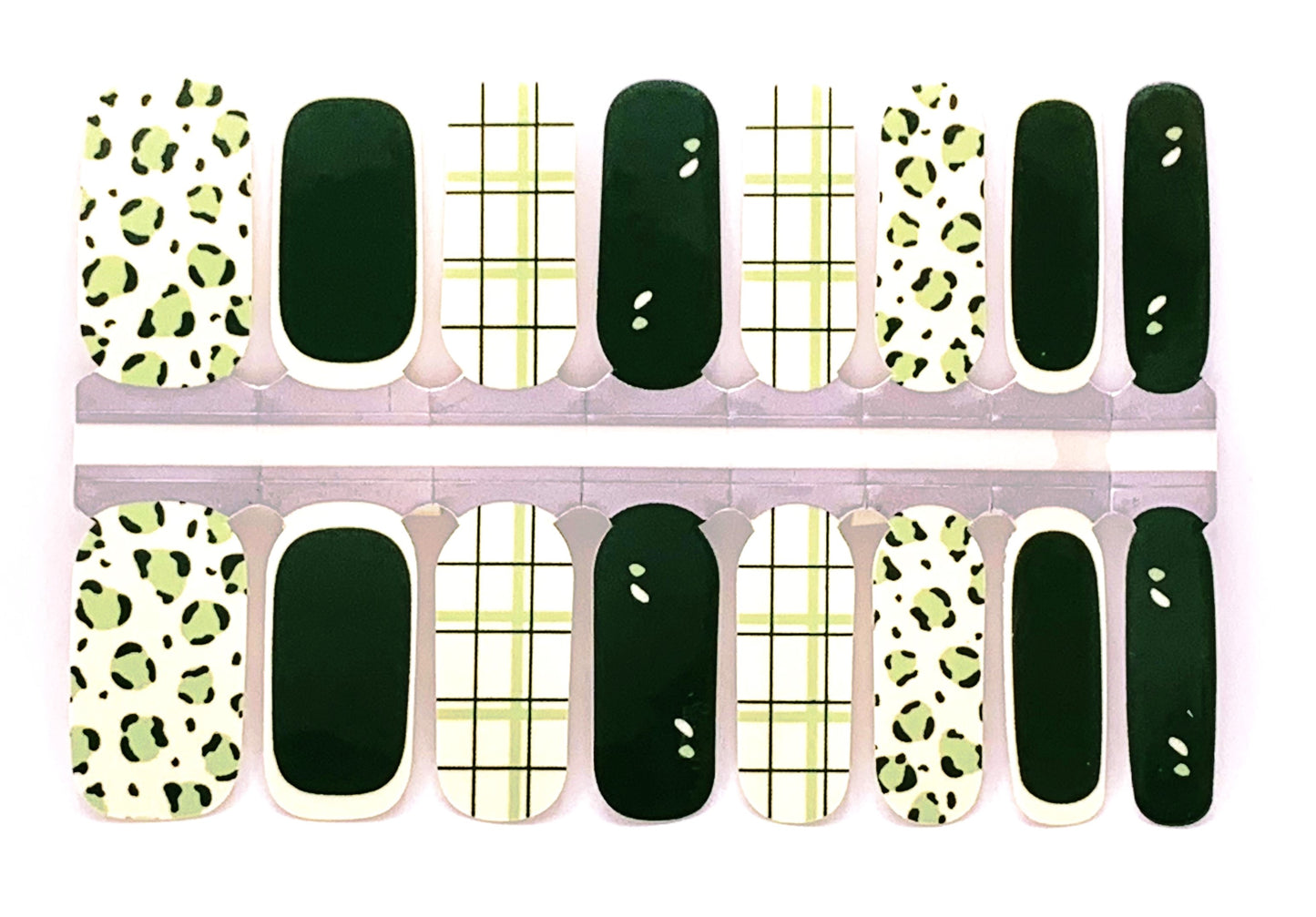 Green Safari Nail Wraps