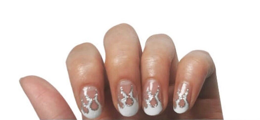 White Lightning - Overlay Lux Nail Wraps
