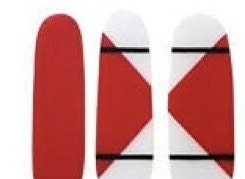 Red Geo Lux Nail Wraps