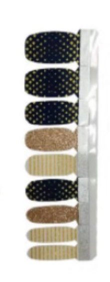 Gold Triumph Lux Nail Wraps