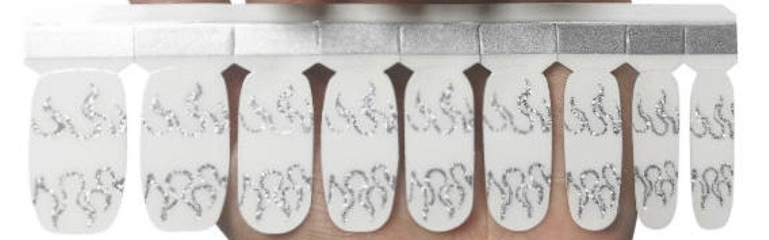 White Lightning - Overlay Lux Nail Wraps