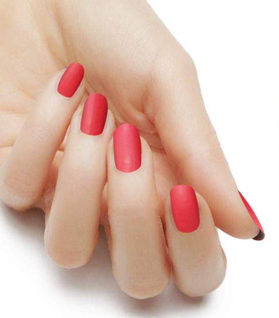 Red Gloss Lux Nail Wraps