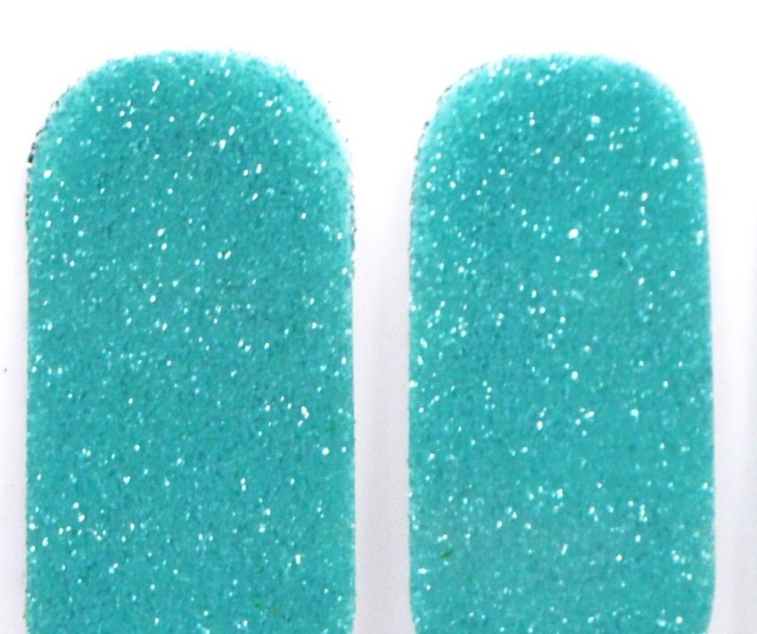 Spearmint Glitter Nail Wraps