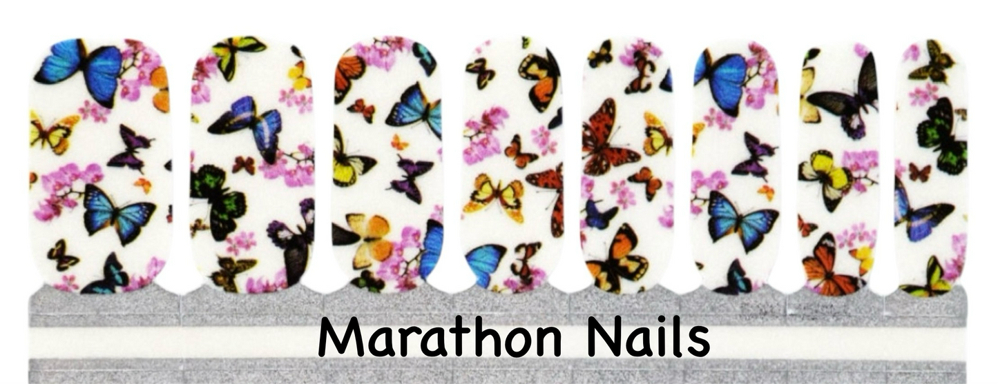 Beautiful Butterflies Nail Wraps