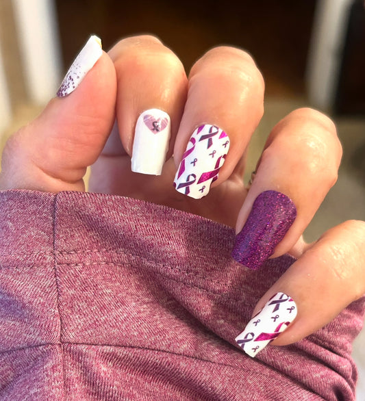 Awareness Nails Epilepsy- Exclusive Nail Wraps
