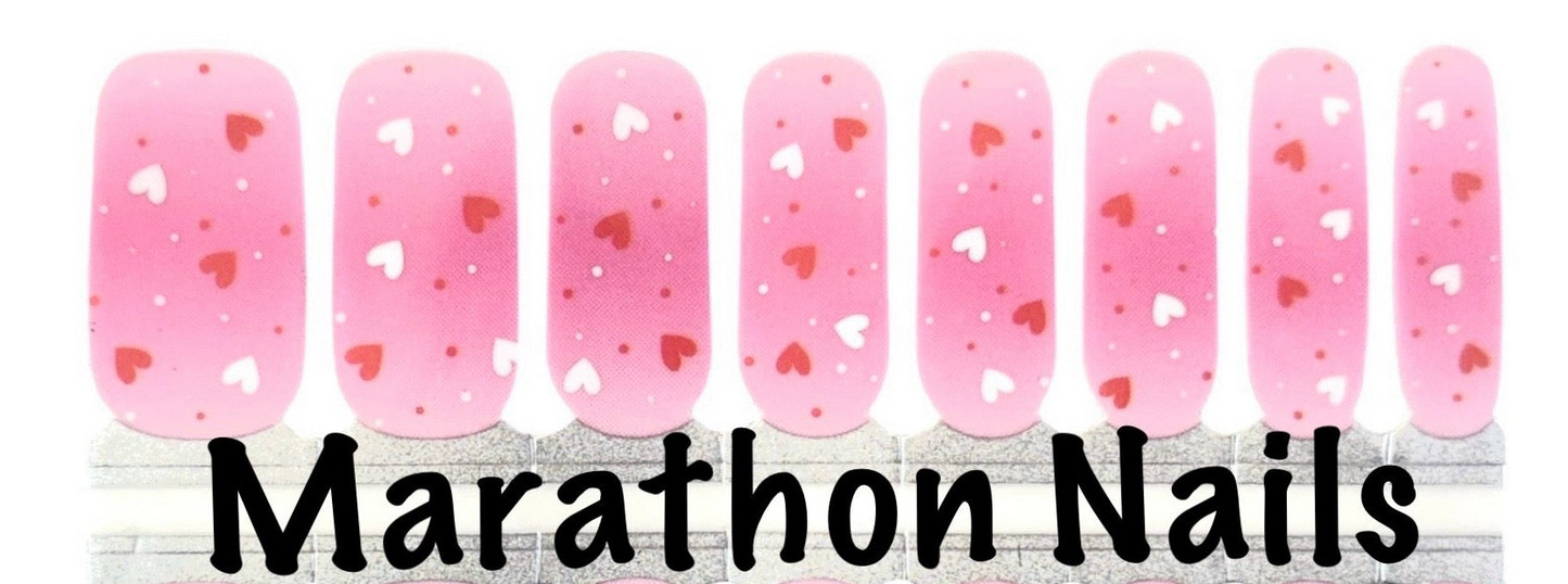 Falling Hearts Nail Wraps