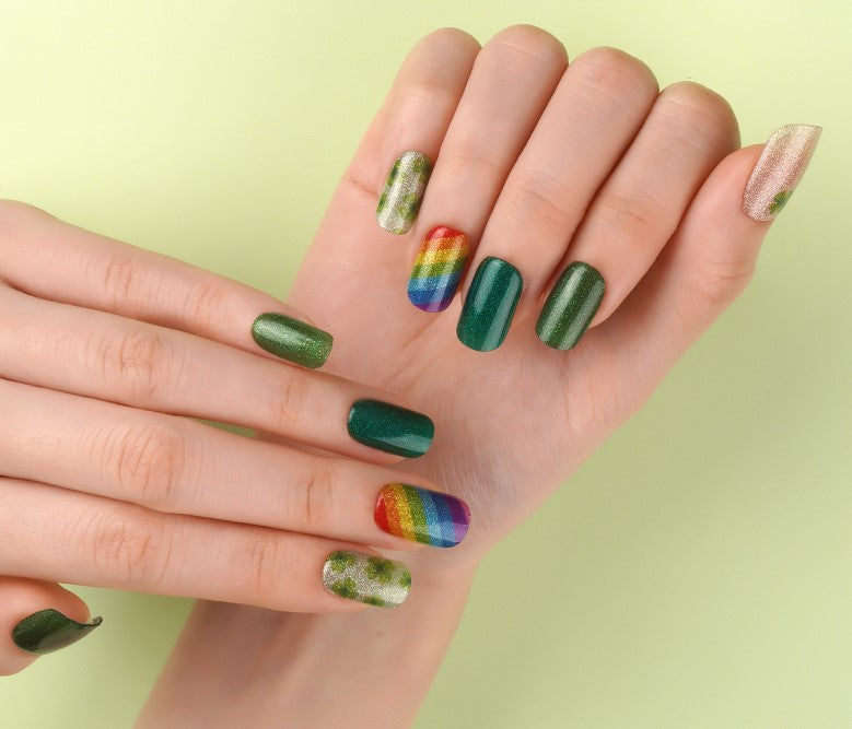 St Patty's Surprise Semi Cured Gel Nail Wraps