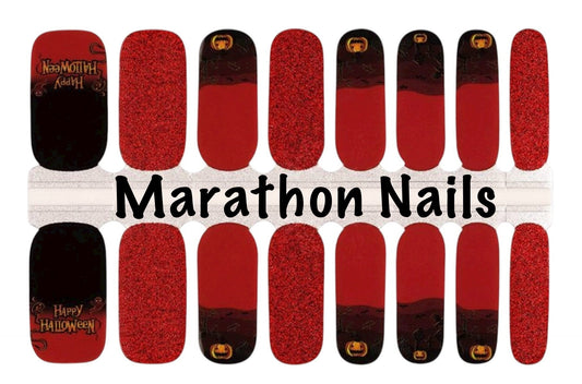 Spooky Jackolanterns Nail Wraps