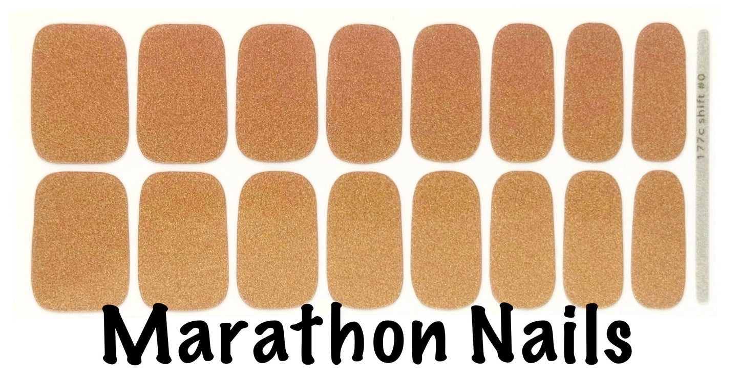 Golden Mirage - Gold - Rose Gold - Color Shifting AMP Nail Wraps