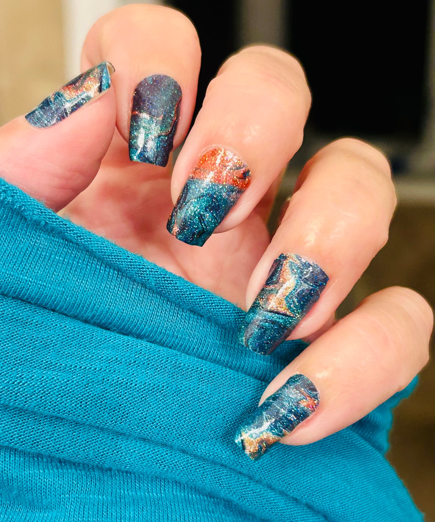 Sapphire Sands Nail Wraps